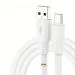 6A Super-fast charging Type-C soft data cable with 6MM thickness 1 m USB Type C Cable