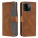 Autofocus Faux Leather Back Case Flip Cover for Tecno Spark GO 2022 with ID Card Slot | Foldable Stand | 2 Card Slot | 1 Cash Slot | Magnetic Closure - Executive Brown, 21696