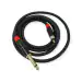AXILENT PRO Mono Audio Cable 3 Meter RCA to 3.5mm Male Audio Cable 6.35 TS Mono