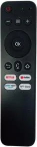 ANM Voice Remote Compatible for Amstrad Smart TV AMSTRAD - Voice command working, VERIFICATION ON customer care Remote Controller (Black)
