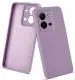 Mr Case Imported Soft Silicon Back Cover Case for Vivo V25 5G | Vivo V25e 5G | Microfiber Cloth Inside | Rubberised Material -Purple