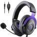 Eksa E900 Stereo Gaming Wired Over Ear Headphones With Mic With Noise Canceling, Detachable Compatible With Ps4, Ps5, Pc, Laptop (Purple)