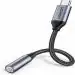 UGREEN 30632 USB C To 3.5mm Headphone Jack Adapter(F-M) With 10cm Cable (Gray)