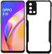 CarryWrap Back Cover for Oppo F19, Oppo F19s (Black, Transparent, Grip Case, Pack of: 1)