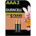 Duracell Rechargeable AAA 900mAh Batteries, pack of 2