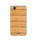 Casotec Wooden Texture Pattern Design Printed Silicon Soft TPU Back Case Cover for Gionee P5 Mini