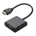 Microware HDMI to VGA Converter Adapter Cable, Black