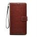 Clickaway Brown Faux Leather Flip Back Cover Case For Samsung Galaxy J7 Pro
