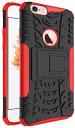 Empire Accessories Iphone 6 Plus Red Plastic, Polycarbonate Shockproof Kickstand Back Case Cover