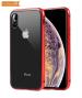 Realcase Clear, Red Rubber Bumper Case Cover For Apple Iphone Xr