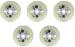 Onas Aluminium B22 Cap For Led Bulb Light Electronic Hobby Kit (Pack Of 10)
