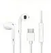UGPro Type C Headphones with Mic and Inline Music Control Wired Headset (White, In the Ear)