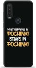 Swagr Multicolor Plastic Shock Proof Back Cover For Motorola One Action