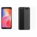 Kite Digital Redmi 6A Back Screen Protective Film Carbon Fiber Skin Transparent Screen Guard Sticker & Premium Tempered Glass Screen Protector