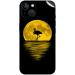 GADGETSWRAP Printed Vinyl Skin Sticker for iPhone 15 Plus - Yellow Moon