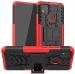 A Accessories Kart Redmi 10A Red Polycarbonate Shockproof Absorption Dual Layer Protection Back Case Cover