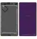 Imbi Purple Fiber Glass Back Panel For Sony Xperia Z C6602 C6603