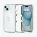 Star Craftune Spigen Magfit Ultra Hybrid Back Cover Case for iPhone 15 Plus (TPU + PC | Crystal Clear)