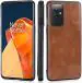 EXCLESIOR Oneplus 9 Brown Shockproof, Solid Grip, PU leather Back Cover