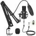 Audio Array XLR Condenser Microphone Kit Compatable with PC, Laptop (MacOs,Windows) for Recording, Podcasting, Voice Over, Streaming, Home Studio, YouTube & Gaming with Pro MAX Boom Arm-(AM-C2)