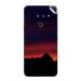 GADGETSWRAP Printed Vinyl Skin Sticker for LG G8 Thinq - red sky big sun set