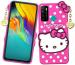 Aviaaz Tecno Spark 5 Hello Kitty Pink Rubber, Silicon Back Cover