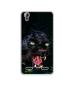 Casotec Angry Black Tiger Face Design Printed Silicon Soft TPU Back Case Cover for Lenovo A6000 / A6000 Plus