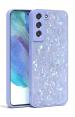 U&E Purple Polycarbonate Back Cover For Samsung S21 Fe