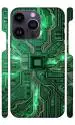 YAPZONE Cool Motherboard Green |Designer Printed Hard Back Cover for Apple iPhone 14 Pro Max Premium & Attractive Case for Your Smartphone