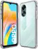 COVERBLACK Rubber Back Cover Compatible model for OPPO A58 4G (6.72 inch) - Transparent