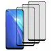 Kite Digital Realme 6 Matte Finish (Black) Tempered Glass Screen Protector with Edge to Edge Coverage - Easy Installation Kit (Pack of 3)