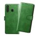 HANIRY Flip cover For Samsung A21 flip cover / SM-A215U flip cover / Green