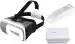 IBS Virtual Reality Box 3D Video Glasses Helmet for 4.7 to 6in Smartphones with Remote Controller for All Smartphones/Android (iOS) (White VR with Remote)