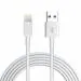BASSPRO SERIES iPhone Charger Cable 6 Foot, Apple MFi Certified Lightning Cable 6ft USB Cord for iPhone 13/12/11/Pro/Max/Mini/SE/XR/XS/X/8/7/Plus/6/6S, iPad/iPad Air 2/Mini 4/3/2, White (PACK OF 2)