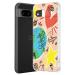Fashionury Soft Silicone Designer Printed Full Protection Printed Back Case Cover for Google Pixel 8a -D3098