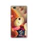 Casotec Teddy Bear DesignPrinted Silicon Soft TPU Back Case Cover for Lava V2s