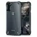 KAPAVER Oneplus Nord Grey Plastic, Thermoplastic Polyurethane Shock Absorbent Back Cover 21.7 x 11.4 x 1.7 cm