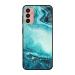 Qrioh Sea Water Glass case for Samsung Galaxy F13