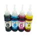Verena Refill Ink for Use in Epson L360 Printer - 70 ML Each Bottle Multi Color Ink Cartridge (Magenta, Cyan, Black, Yellow) Black + Tri Color Combo Pack Ink Bottle