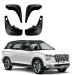 Gee Cee Black Abs Plastic O.E Type Mud Flaps Mud Guard For Hyundai Alcazar Signature/ (Set Of 4)