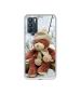 Casotec Woolen Bear Design Printed Silicon Soft TPU Back Case Cover for Oppo Reno6 5G