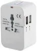 ASTOUND International Electrical Adapter 2 Port USB World Travel AC Power Adapter Converter Charger