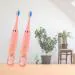 Villwin Ultra Sonic Electric ToothBrush for kids with 4 extra Bristles (Pack of 2) Electric Toothbrush (Orange)