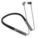 Hitage NBT-2865 Glam Series Limited Edition 30 Hours Music Playtime 39 Hours Talktime Music Waves Orignal Sound Wireless NeckbAnd Bluetooth Headset (Silver, In the Ear)
