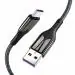 JCBL Accessories Choe-tech USB-A To Type-C 1.2mtr Fast Charging 5A Cable, AC0013 (USB A to Type C)