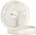 Syska FAN-5060L 4 Blades 160 mm High Speed Battery Backup Table Fans, White