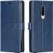 Slugabed Flip Cover Back Case for OnePlus 8 | Leather Finish | Inbuilt Stand & Pockets | Wallet Style Flip Back Case Cover for OnePlus 8 (Blue)
