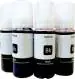 GPN PRINT 003 Refill Compatible Use for In PrInter Epson L5190 L3150 Black Ink Bottle (Pack of 4)