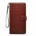 Clickaway Flip Cover for Samsung Galaxy J7 Flip Case Magnetic Closure Shock Proof Wallet Flip Cover Chestnut Brown