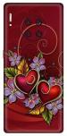 aadia Huawei Mate 30 Pro Matte Vinyl Love Printed Mobile Skin Sticker with Scratch Resistant Lamination